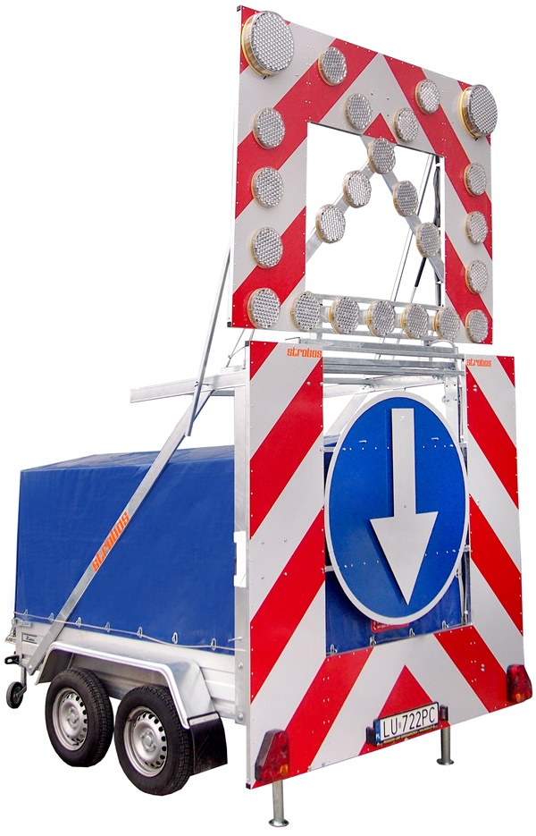 Signalanhänger U26A mit Plane